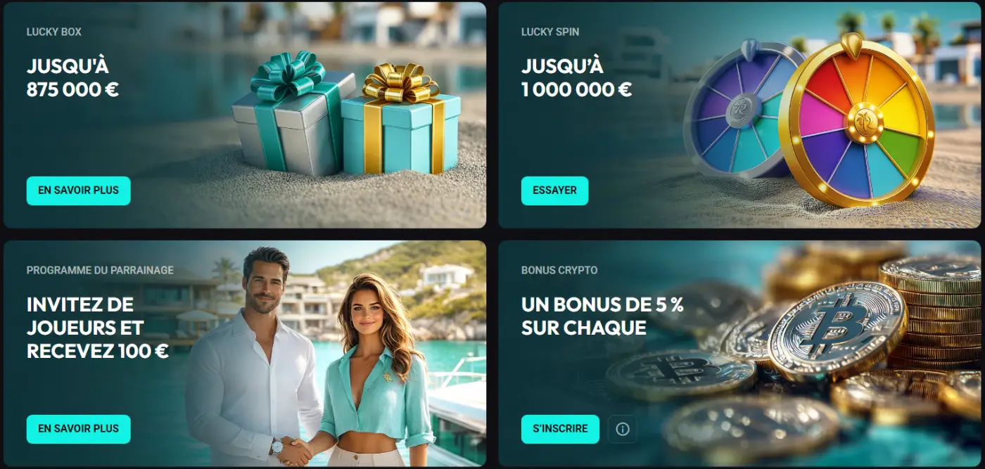 Le bonus crypto Betriviera